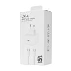 Kucni punjac PD Fast charger 40W za iPhone 17 sa PD Type C kablom CE beli slika 6