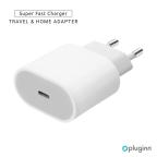 Kucni Punjac Pluginn AJ-20 A2347 EMC3621 PD Fast 20W za iPhone 11-14 beli CE cena 3000 din slika