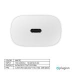 Kucni Punjac Pluginn AJ-25 KP-614C PD Fast 25W za Samsung sa PD Type C kablom CE beli slika 5