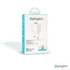 Kucni punjac Pluginn PI-D73, QC3.0 PD3.0, PPS, USB-PD 18W+20W, 38W (total) beli CE slika 3