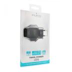 Kucni punjac Puro 24 dual USB 2.4A crni slika 2