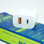 Kucni punjac REMAX RP-U68 QC+PD Fast charger 20W beli slika 2