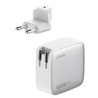Kucni punjac sa adapterima LDNIO Q408 GaN PPS QC3.0 (30W), 3xPD3.0 (100W), 100W Max, sa Type C na Type C kablom beli slika 2