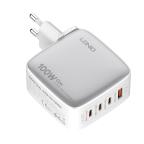 Kucni punjac sa adapterima LDNIO Q408 GaN PPS QC3.0 (30W), 3xPD3.0 (100W), 100W Max, sa Type C na Type C kablom beli slika 3