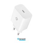 Kucni punjac Teracell Evolution TC-07 PD Fast charging  20W sa PD type C kablom beli CE slika 2