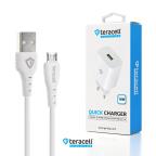 Kucni punjac Teracell Evolution TC-09 QC3.0 18W sa micro USB kablom beli CE slika 4