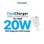 Kucni punjac Teracell Evolution TC-14GP, GaN, PD 3.0, 20W beli CE cena 3000 din slika