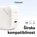 Kucni punjac Teracell Evolution TC-17GP, GaN, PPS, PD 3.0, 60W beli CE slika 4