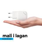 Kucni punjac Teracell Evolution TC-17GP, GaN, PPS, PD 3.0, 65W sa PD iPhone lightning kablom beli CE slika 3