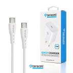 Kucni punjac Teracell Evolution TC-18 PD Fast charging 30W sa PD type C kablom beli CE slika 4
