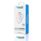 Kucni punjac Teracell Evolution TC-19, GAN, QC, PD Fast charging 45W beli CE slika 4
