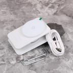 Kucni punjac Wireless 15W rotirajuci beli slika 8