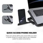 Laptop Cooler Fantech NC14 RGB crni slika 3