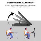 Laptop Cooler Fantech NC14 RGB crni slika 6