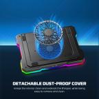 Laptop Cooler Fantech NC22 RGB crni slika 4
