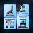 Laptop Cooler Fantech NC22 RGB crni slika 6