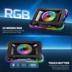 Laptop Cooler Fantech NC22 RGB crni slika 8