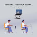 Laptop Cooler Fantech NC30 RGB sivi slika 4