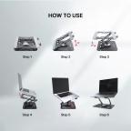 Laptop Cooler Fantech NS10 crni slika 8