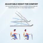 Laptop stalak Fantech NS11 srebrni slika 6