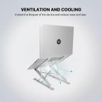 Laptop stalak Fantech NS12 srebrni slika 5