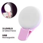LED selfie stipaljka pink cena 2000 din slika