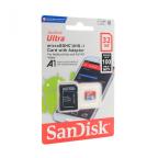 Mem. Kartica SanDisk SDHC 32GB Ultra Micro 100MB/s Class 10 sa adapterom ZJ CN cena 6000 din slika