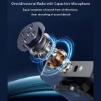 Mikrofon Lavalier F11-2 crni slika 4