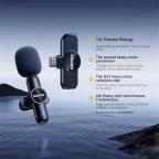 Mikrofon REMAX Ryusic Series K10 Type-C crni slika 2