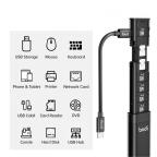 Multifunkcionalni citac adapter Budi USB-C 3.0 DC516B crni slika 3