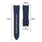 Pametni Sat Narukvica clasic za smart watch Samsung 4, 5 20mm teget slika 4