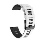 Pametni Sat Narukvica double za smart watch Samsung 4, 5 22mm belo crna cena 4000 din slika