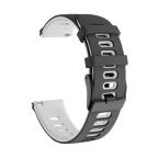 Pametni Sat Narukvica double za smart watch Samsung 4, 5 22mm crno bela cena 4000 din slika
