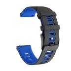 Pametni Sat Narukvica double za smart watch Samsung 4, 5 22mm crno plava cena 4000 din slika