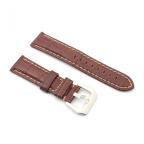 Pametni Sat Narukvica elegant relief kozna za smart watch 22mm tamno braon cena 4000 din slika