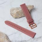 Pametni Sat Narukvica kozna klasik za smart watch Samsung 4, 5 20mm roze cena 4000 din slika