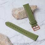 Pametni Sat Narukvica kozna klasik za smart watch Samsung 4, 5 20mm zelena cena 4000 din slika