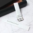 Pametni Sat Narukvica kozna za smart watch Samsung 4, 5 20mm bela cena 4000 din slika