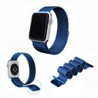 Pametni Sat Narukvica metalik za Apple watch 42mm plava slika 4