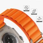 Pametni Sat Narukvica Moye Smart Watch Alpine Loop Strap 44/45/49mm Black With Orange slika 3