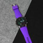 Pametni Sat Narukvica relief za smart watch 22mm tamno ljubicasta cena 4000 din slika