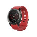 Pametni Sat Narukvica sporty za Garmin Fenix 3/5X/6X smart watch 26mm tamno crvena cena 4000 din slika