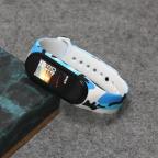 Pametni Sat Narukvica za smart watch Xiaomi Mi Band M3/M4 army plava slika 3