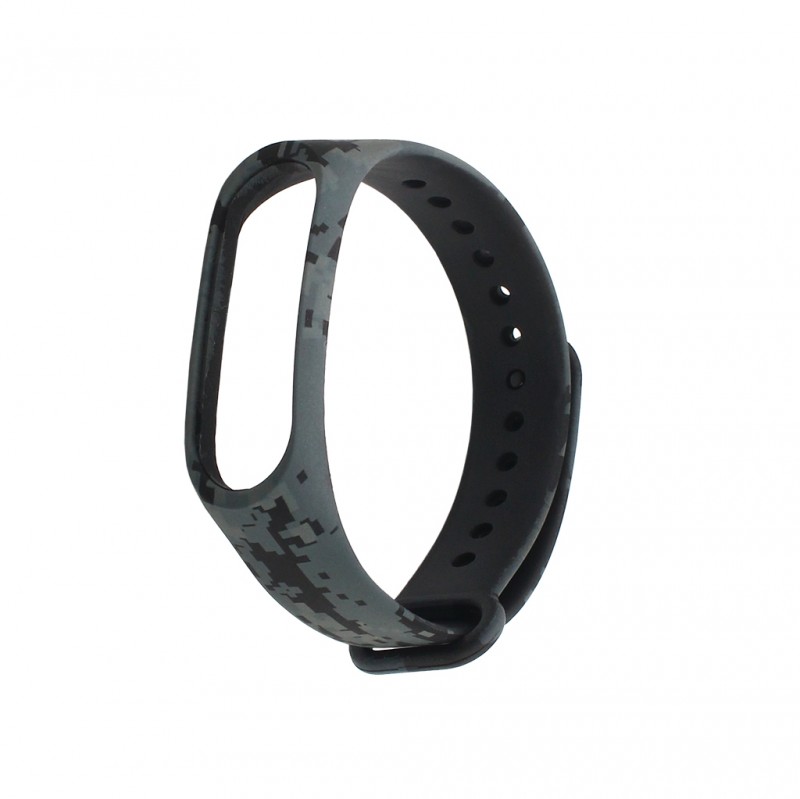 Pametni Sat Narukvica za smart watch Xiaomi Mi Band M3/M4 army siva cena 4000 din slika