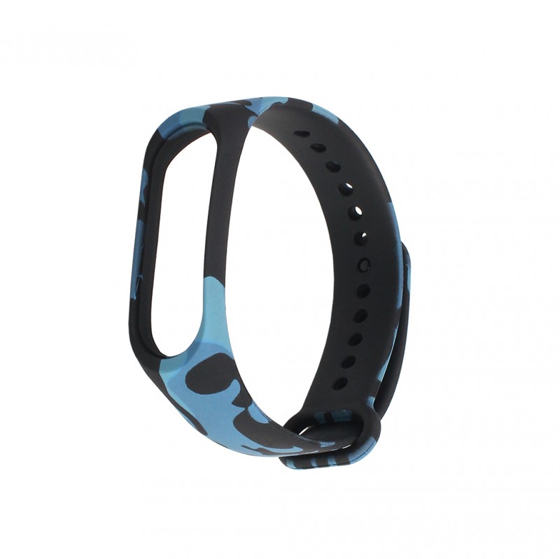 Pametni Sat Narukvica za smart watch Xiaomi Mi Band M3/M4 army tamno plava cena 4000 din slika