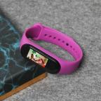 Pametni Sat Narukvica za smart watch Xiaomi Mi Band M3/M4 ljubicasta cena 4000 din slika