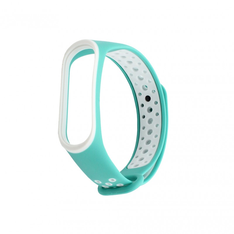 Pametni Sat Narukvica za smart watch Xiaomi Mi Band M3/M4 mint bela cena 4000 din slika