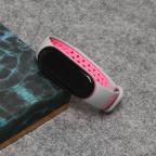 Pametni Sat Narukvica za smart watch Xiaomi Mi Band M5/M6 siva pink slika 4