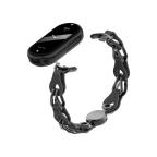 Pametni Sat Narukvica za smart watch Xiaomi Mi Band M8/M9 metalna crna cena 6000 din slika