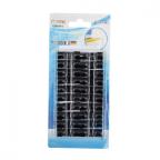 Nosac kablova JWD, samolepljivi 20 kom crni cena 1000 din slika